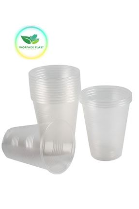 Pet Su Bardağı Plastik 100' Lü 1 Paket 180 Cc Otomata Uygun WRPOKS124