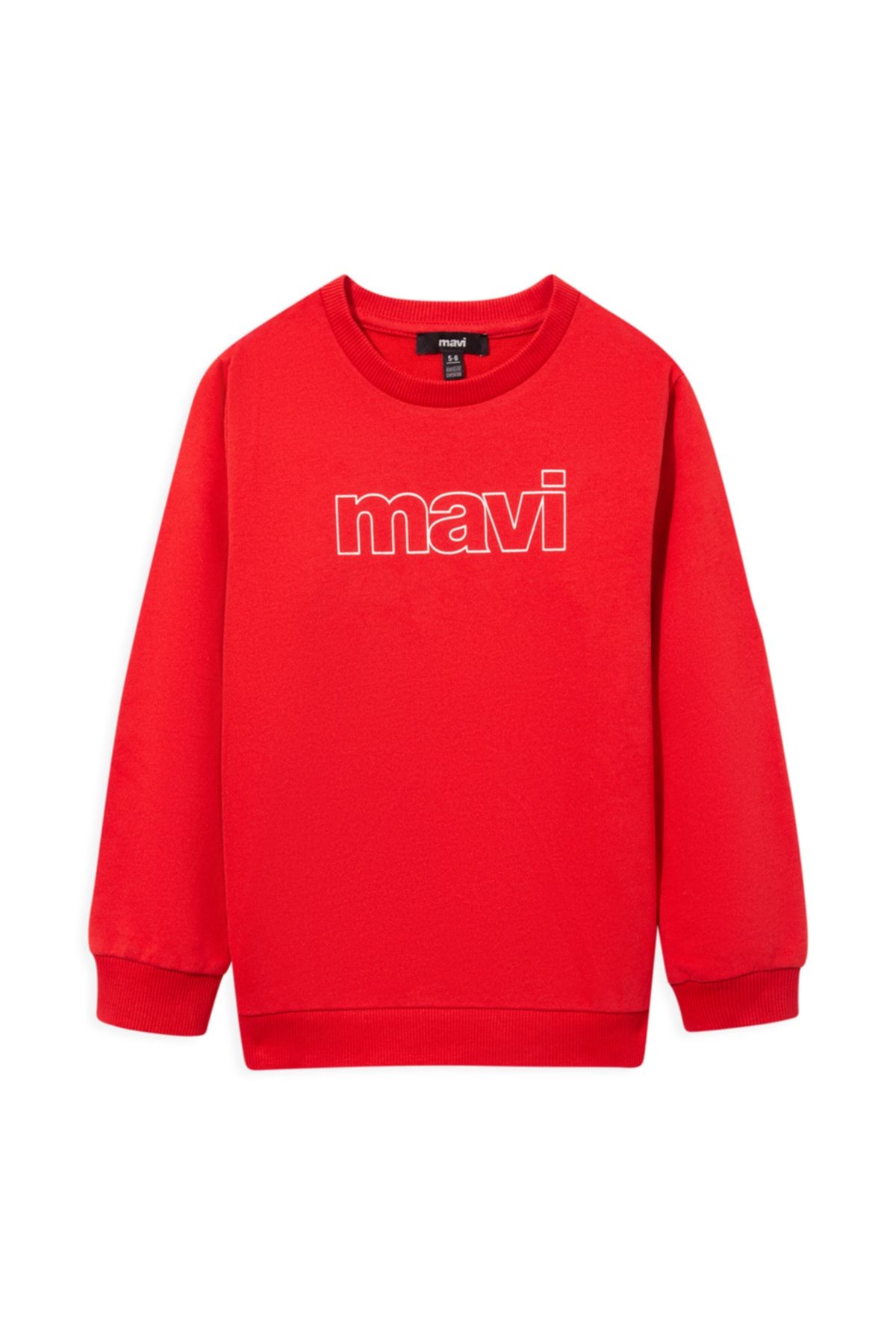 Mavi Sweatshirt - Rot - Regular Fit