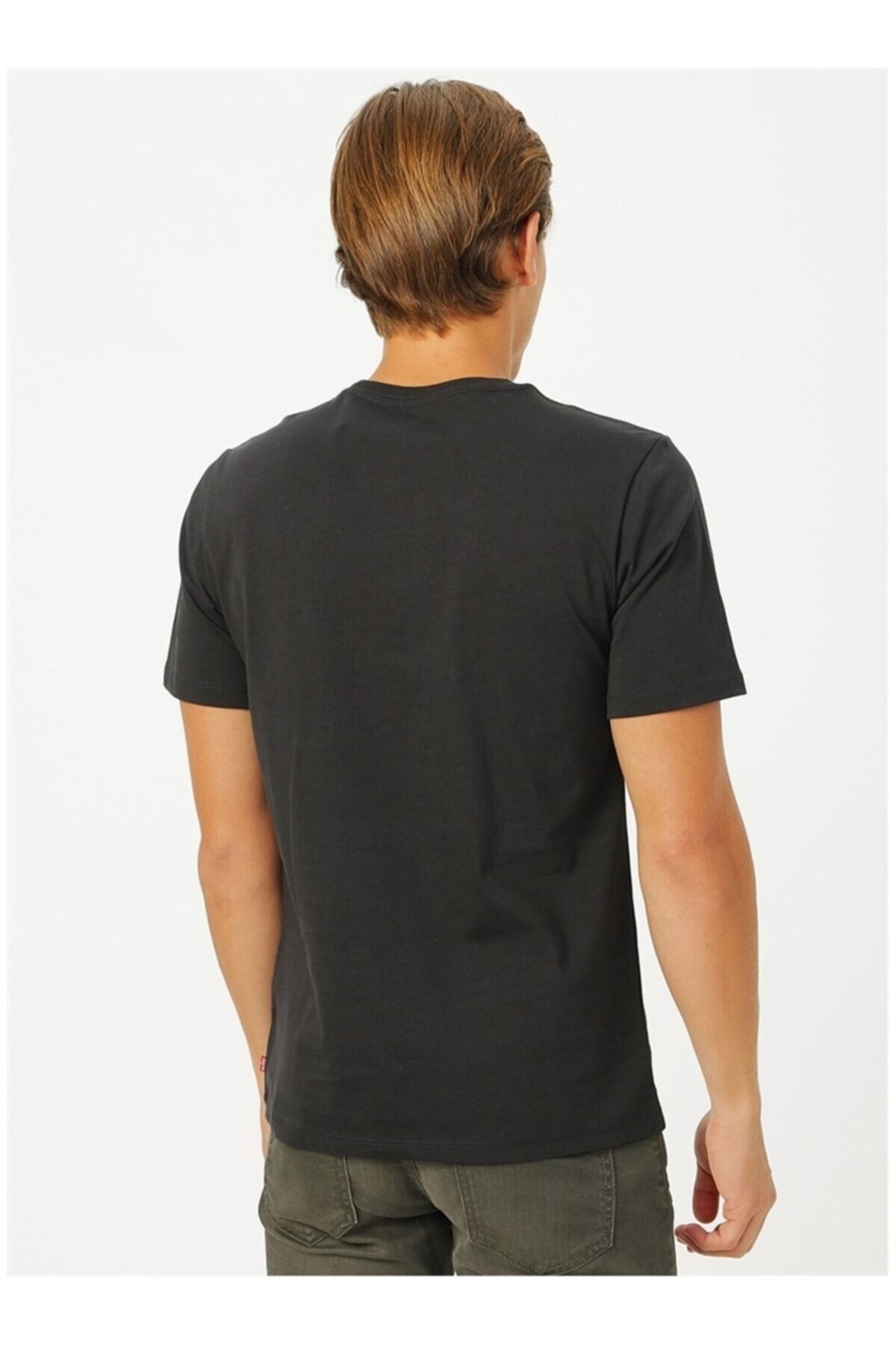 تی شرت مشکی مردانه گرافیک Housemark 22489 0330 Levi's