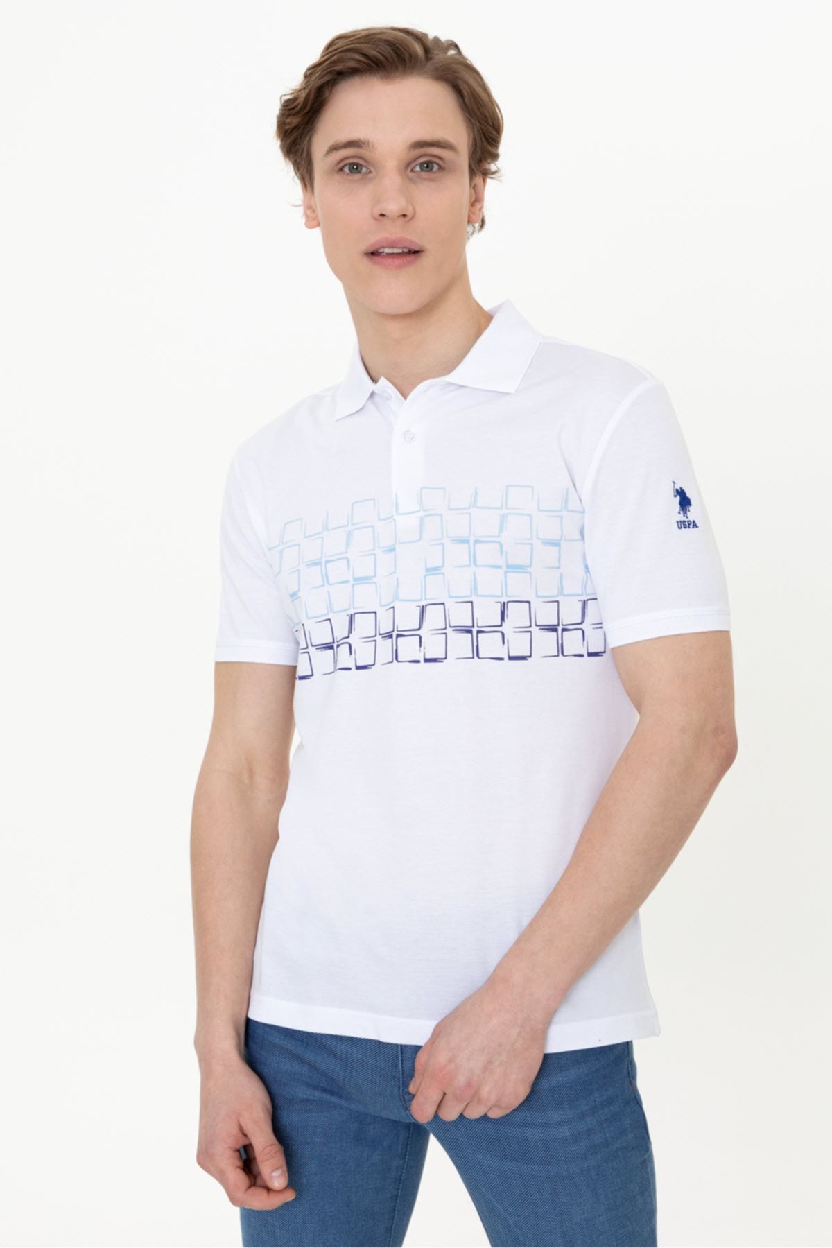 تیشرت مردانه آبی U.S. Polo Assn.