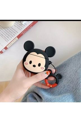 Sevimli Silikon Mickey Mouse Fare Airpods Kulaklık Kılıfı TYC00387129392