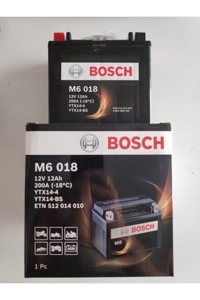 M6018 Gılera Gp 800ytx14-bs Motosiklet Akü Bosch YTX14 60