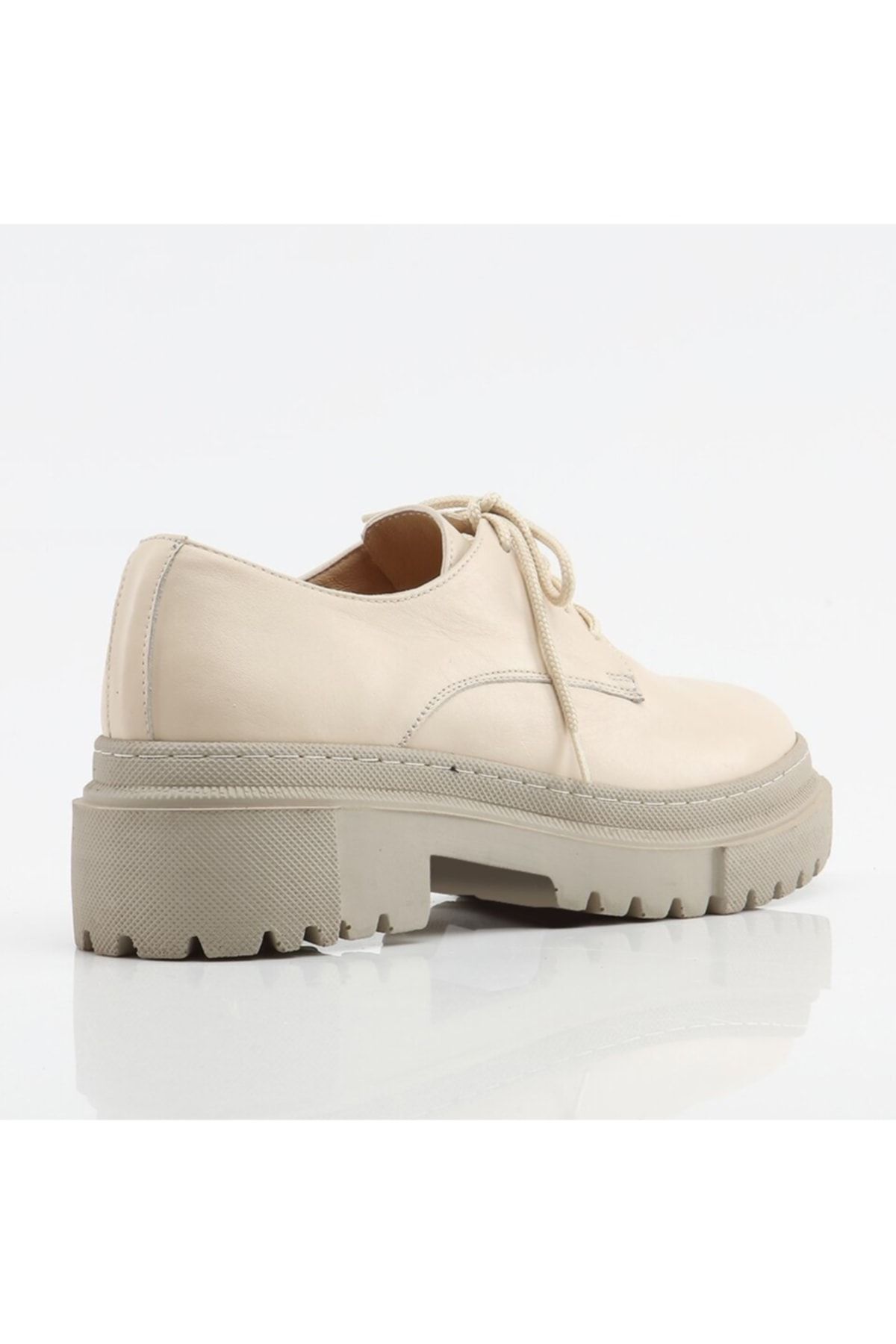 Hotiç Hakiki Deri Naturel Kadın Oxford VB6843