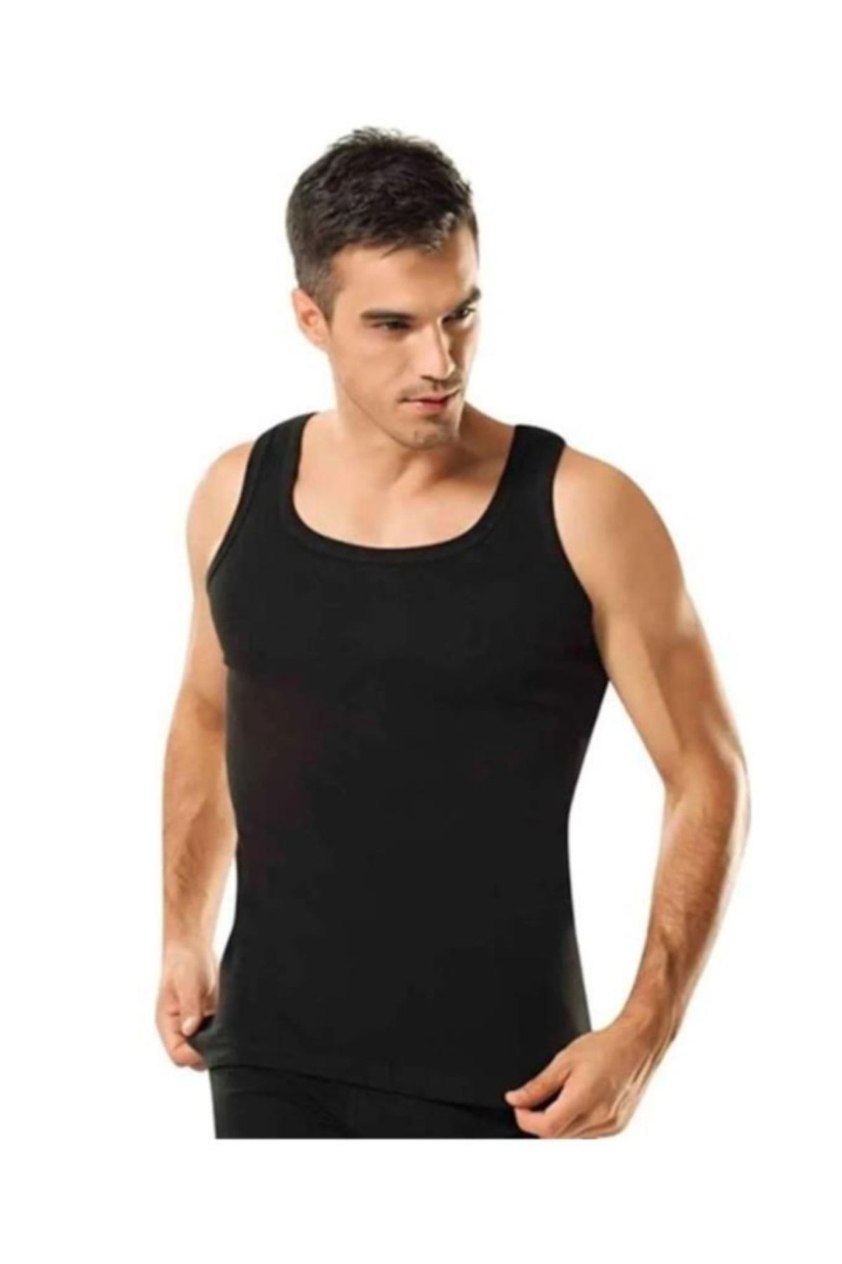 Tutku-Men's Undershirt 12 Pack Ribbon Gray Color Available in Single Color 3