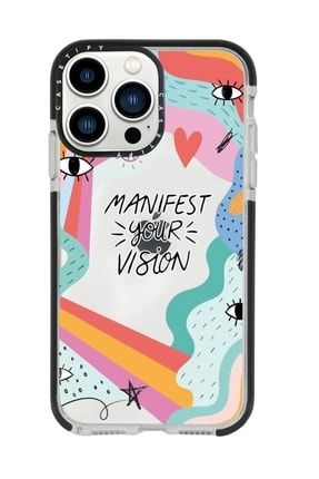 Iphone 13 Pro Max Manifest Your Vision Casetify Darbe Emci Silikonlu Telefon Kılıfı manifestcstfy13pmaxba