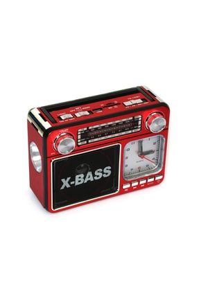 El Fenerli Klasik Retro Fm Radyo 4 Band Usb Tf Sd Aux Bluetooth Destekli Müzik Kutusu ULT-X1000