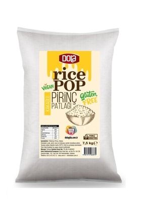 Rice Pop Glutensiz Pirinç Patlağı Kakaolu 7,5 Kg Şekersiz Dökme UD-POP-05