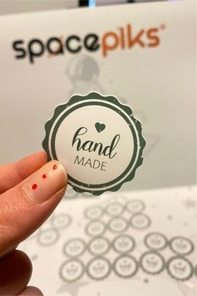 Hand Made Özel Kesimli Sticker 115 Adet 4 Cm Çapında SP-004795458