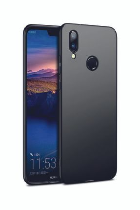Huawei P20 Lite Siyah Silikon Rubber Kılıf Arka Kapak SLKNP20LITE