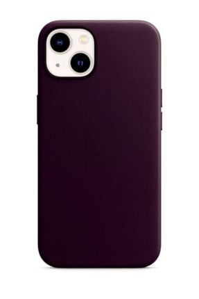 Iphone 13 Mini Mor Silikon Rubber Kılıf Arka Kapak SLKNIPHONE13M