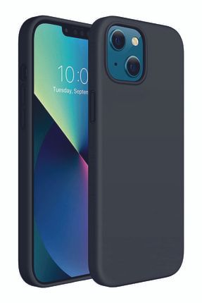 Iphone 13 Siyah Silikon Rubber Kılıf Arka Kapak SLKNIPHONE13