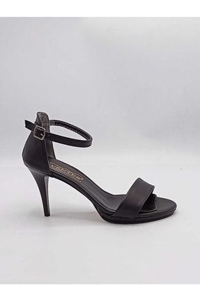 Ventes Siyah 7.5 Cm Topuklu Ayakkabı isk2022ayk0046