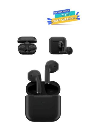 Airdpods Pro4 Mat Siyah Uyumlu Tasarım Bluetooth Kulaklık