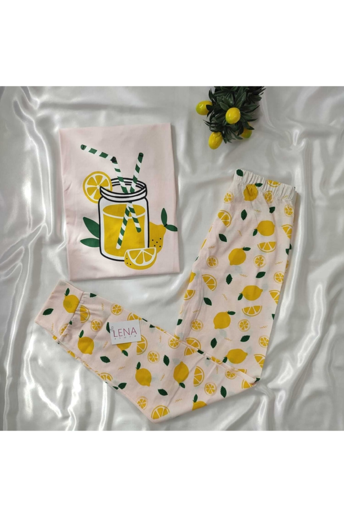 ELİTOL Kadın Lemonade Pijama Takımı