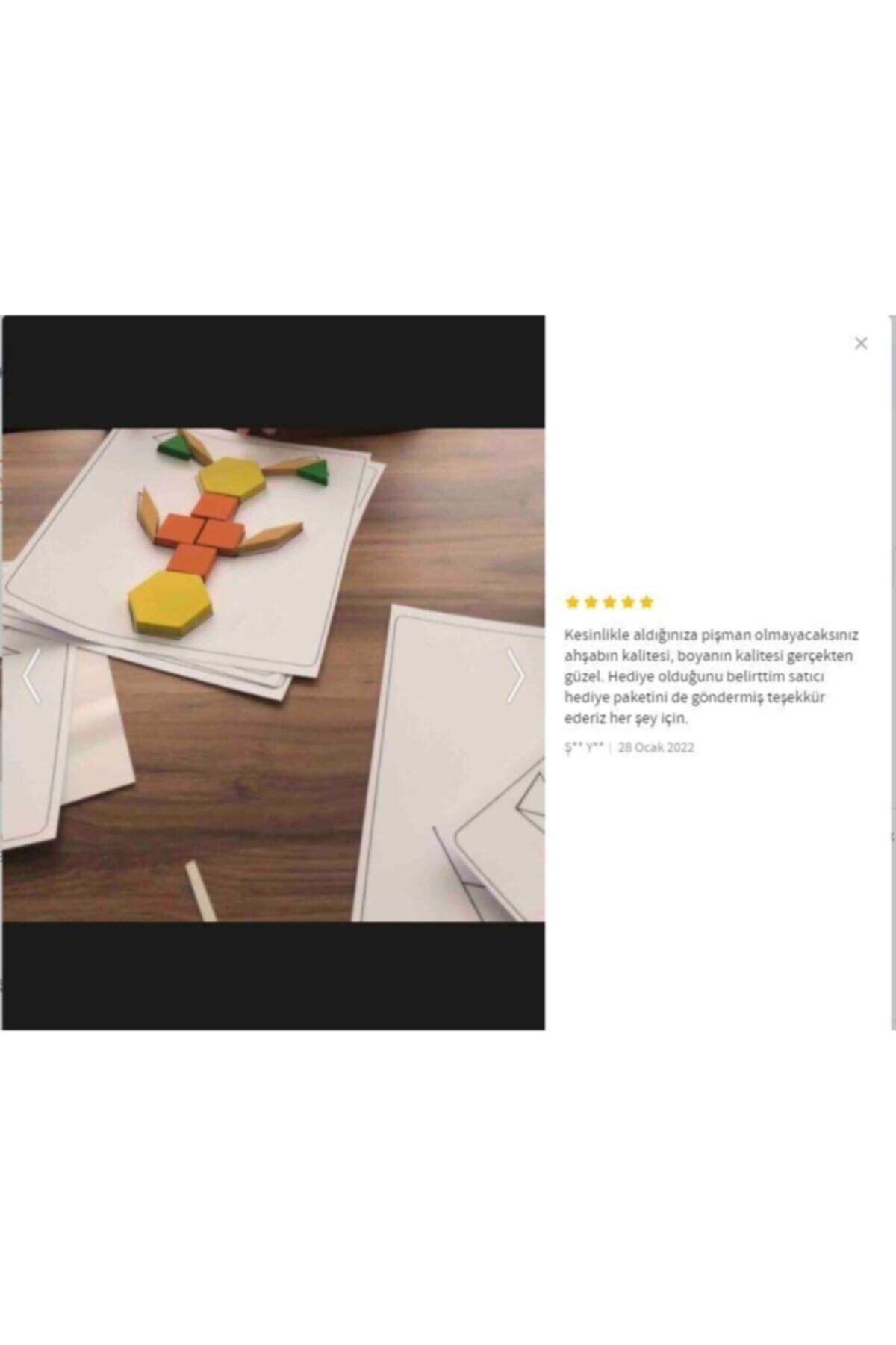 Bala Ahşap Oyuncak 125 Parça Tangram Yeni Kutu Oyunu fotoğrafı 5 (önizleme)