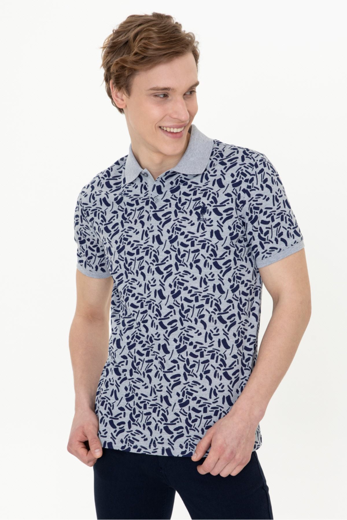 تیشرت یقه پلو مردانه یو اس پلو U.S. Polo Assn. اورجینال G081SZ011.000.1372867