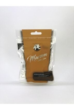 Pamuklu Filtreli Ağızlık Sigara Sarma Pamuğu Extra Slim Tütün Sarma Için Zıvana Filtre 5.3mm MACSONBROWN