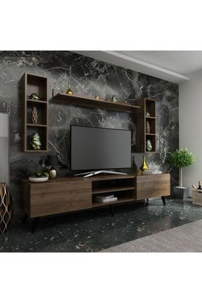Ideal Tv Ünitesi Duvar Raflı Q7809-2 Ceviz