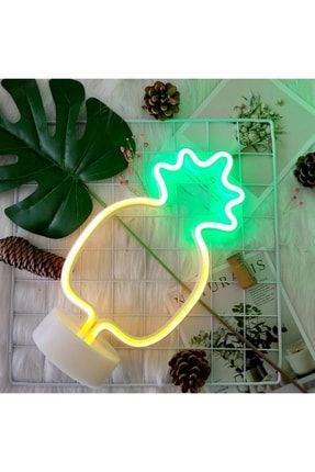 Ananas Neon Led Işıklı Dekoratif Aydınlatma 30 Cm DD5665