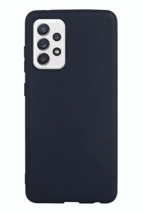 Samsung Galaxy A52 Siyah Silikon Rubber Kılıf Arka Kapak SLKNSMSNGA52