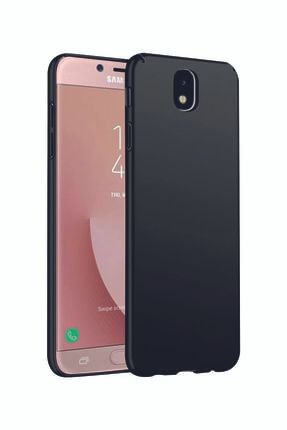 Samsung Galaxy J7 Pro Siyah Silikon Rubber Kılıf Arka Kapak SLKNSMSNGJ7P