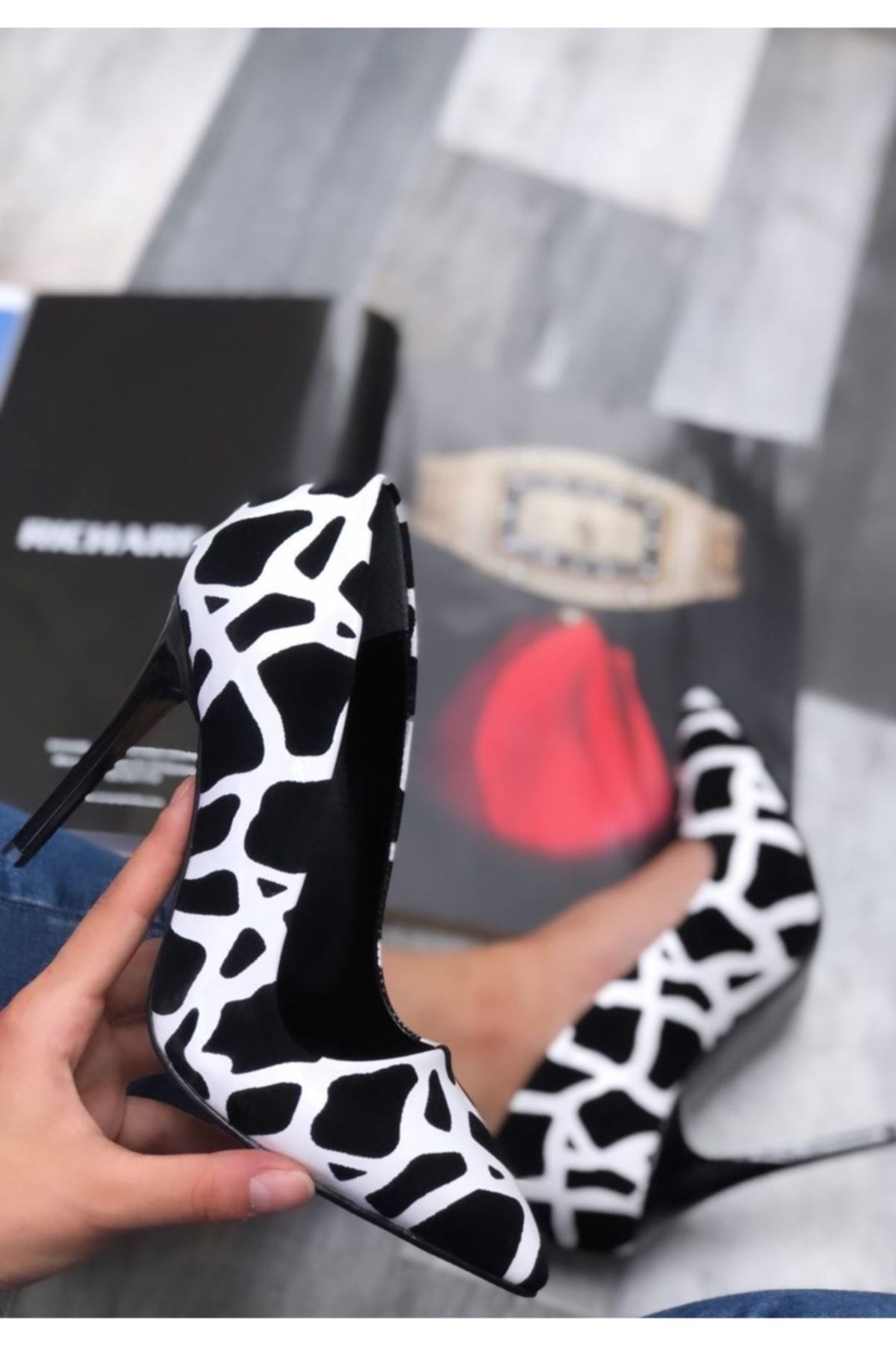 Zebra stiletto on sale