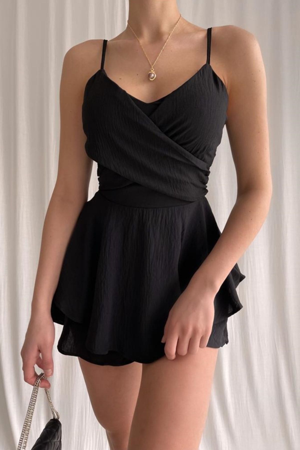 Express store black romper