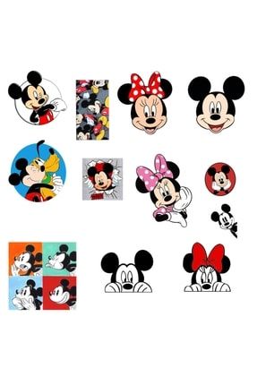 Mickey Mouse Temalı Laptop/pc/tablet/telefon Sticker Set mcky-01