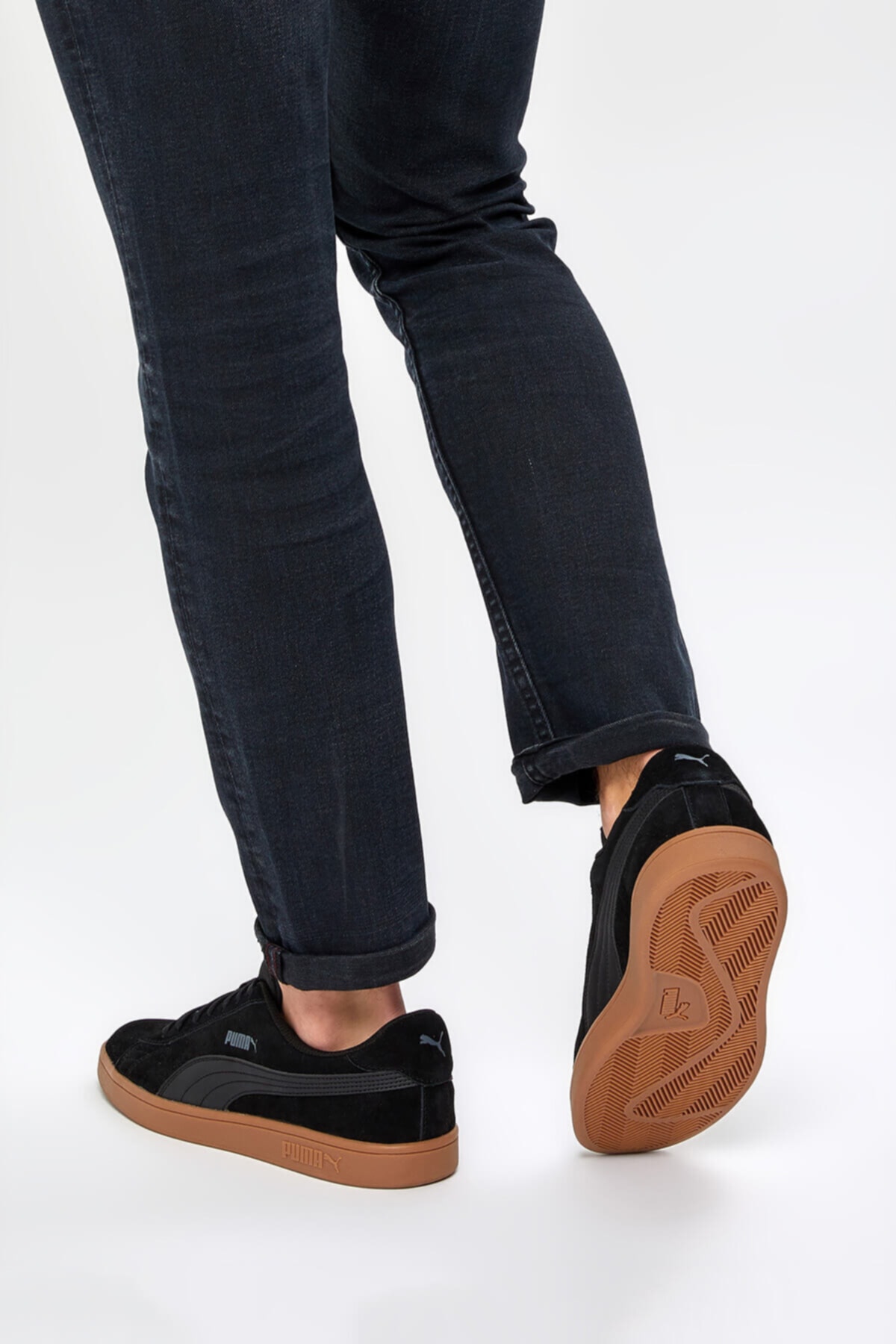 اسنیکر زنانه مشکی پوما | SMASH V2 اورجینال - تصویر 3