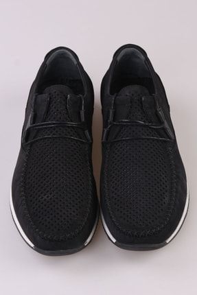 Erkek Yazlık Ayakkabı 5092 Siyah Nubuk