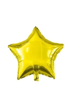 Gold Yıldız Folyo Balon 45 Cm - Bebek Çocuk Parti Kutlama folyo-yildiz