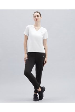 W New Basics V Neck T-Shirt Kadın Stone Tshirt - S212399-013 TYC00387565837