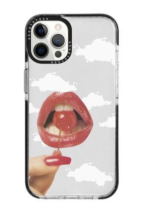 Iphone 12 Pro Uyumlu Siyah Impact Kendal Kiss Telefon Kılıfı VIP-12P-274