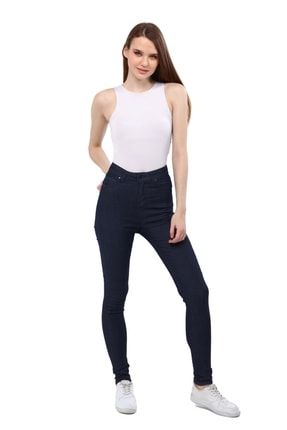 Örme Style Denim Kumaş Kadın Kot Pantolon TYC00390957794