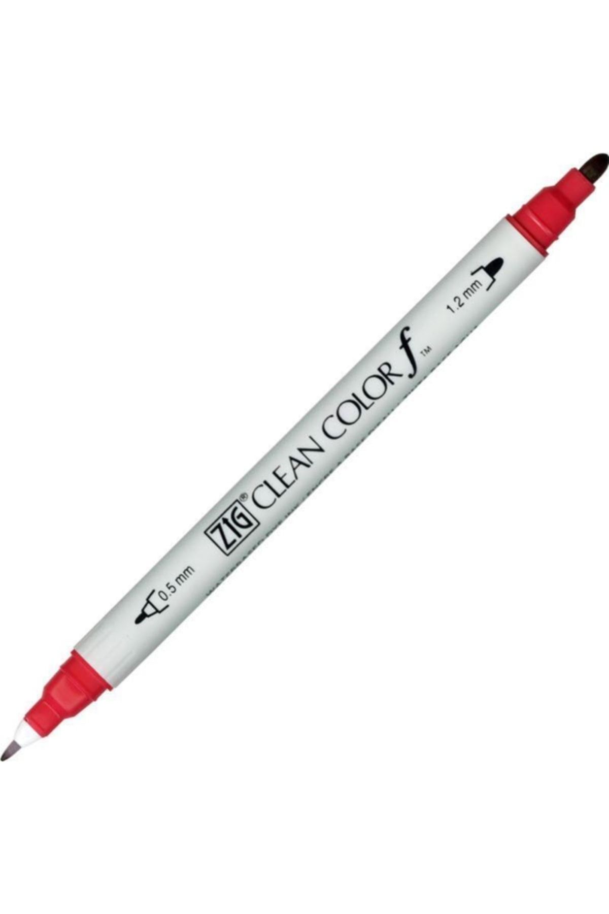 Zig-Clean Color F Tcs-6000t 024 Wine Red Double Sided Pencil 1