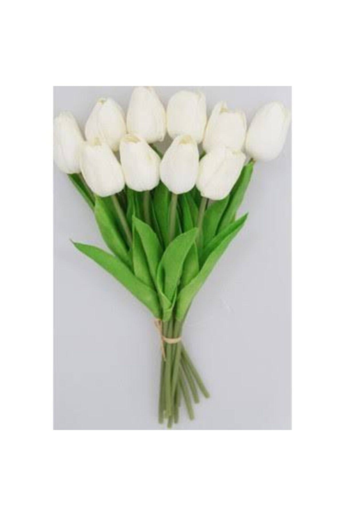 Flower Bouquet White Wet Tulip 10pcs White