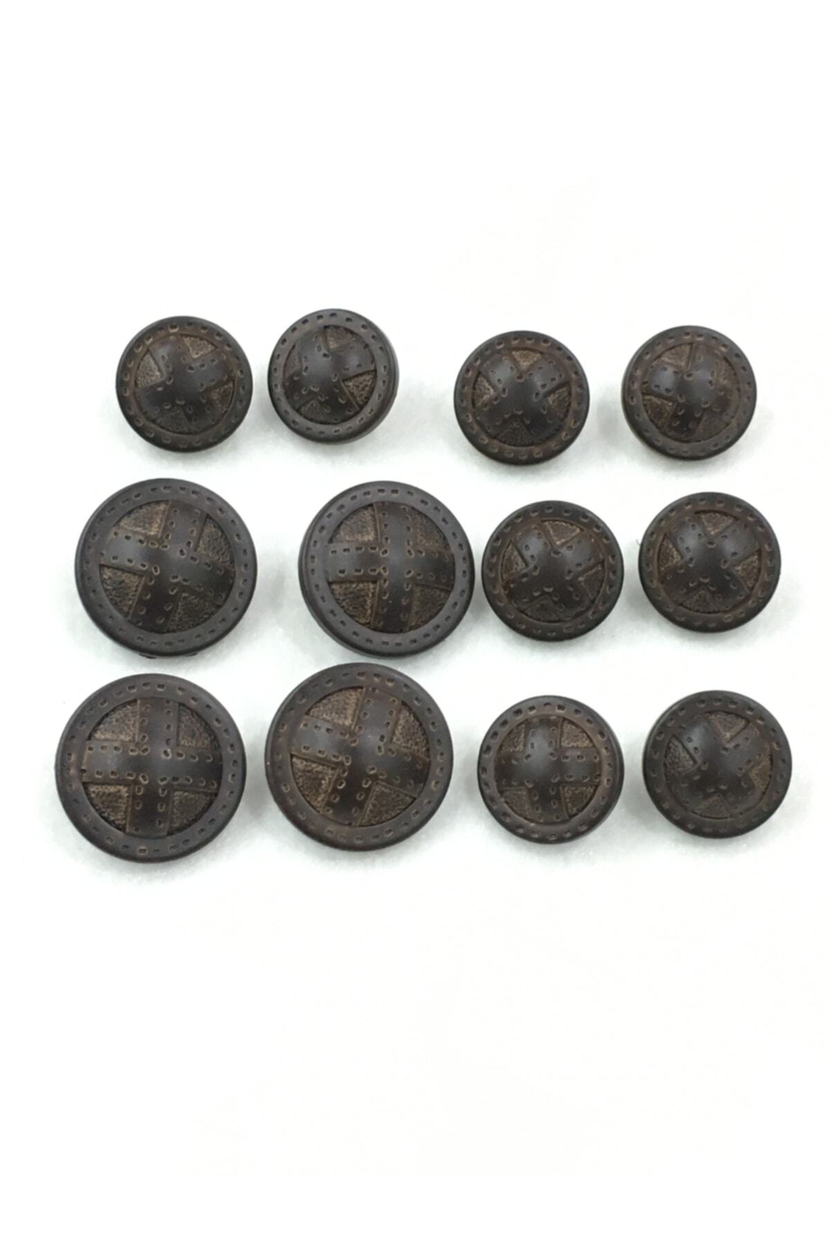 Jacket Suit Button Brown
