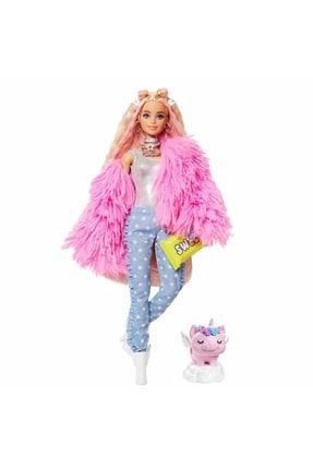 Barbie Extra Pembe Ceketli Bebek Grn28 15463189