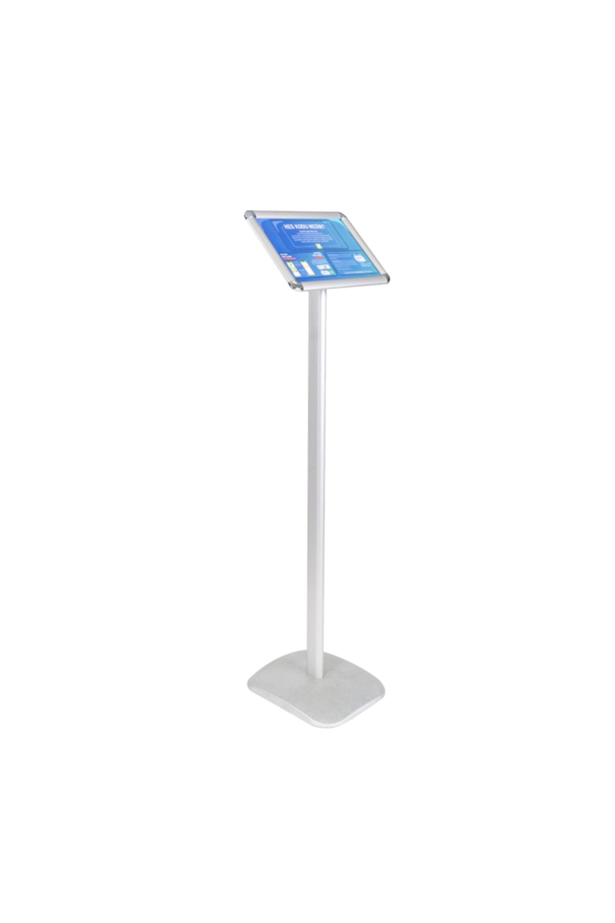 İnter-A4 Stand Display" Hes Code Information" Board Horizontal 3