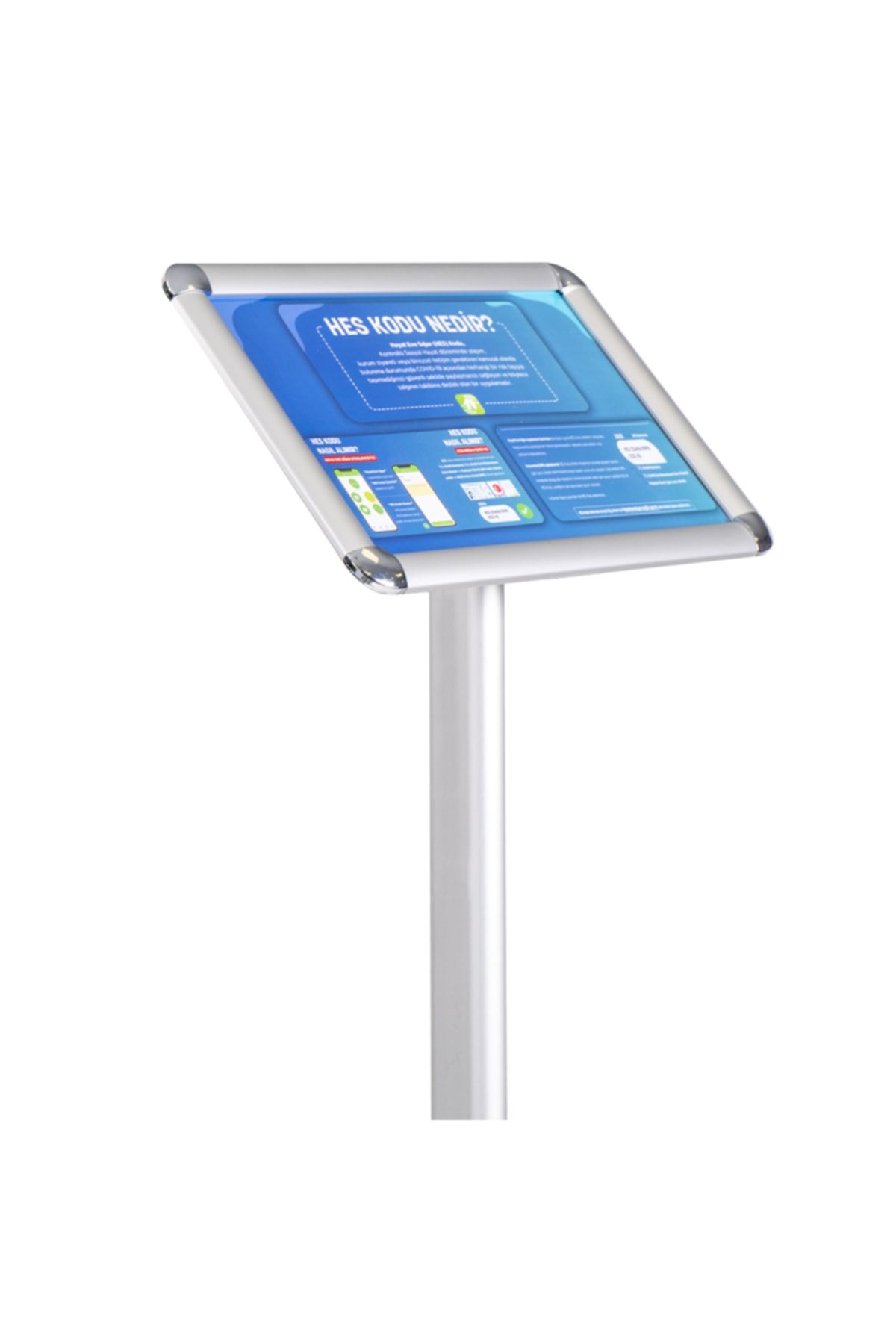 İnter-A4 Stand Display" Hes Code Information" Board Horizontal 4