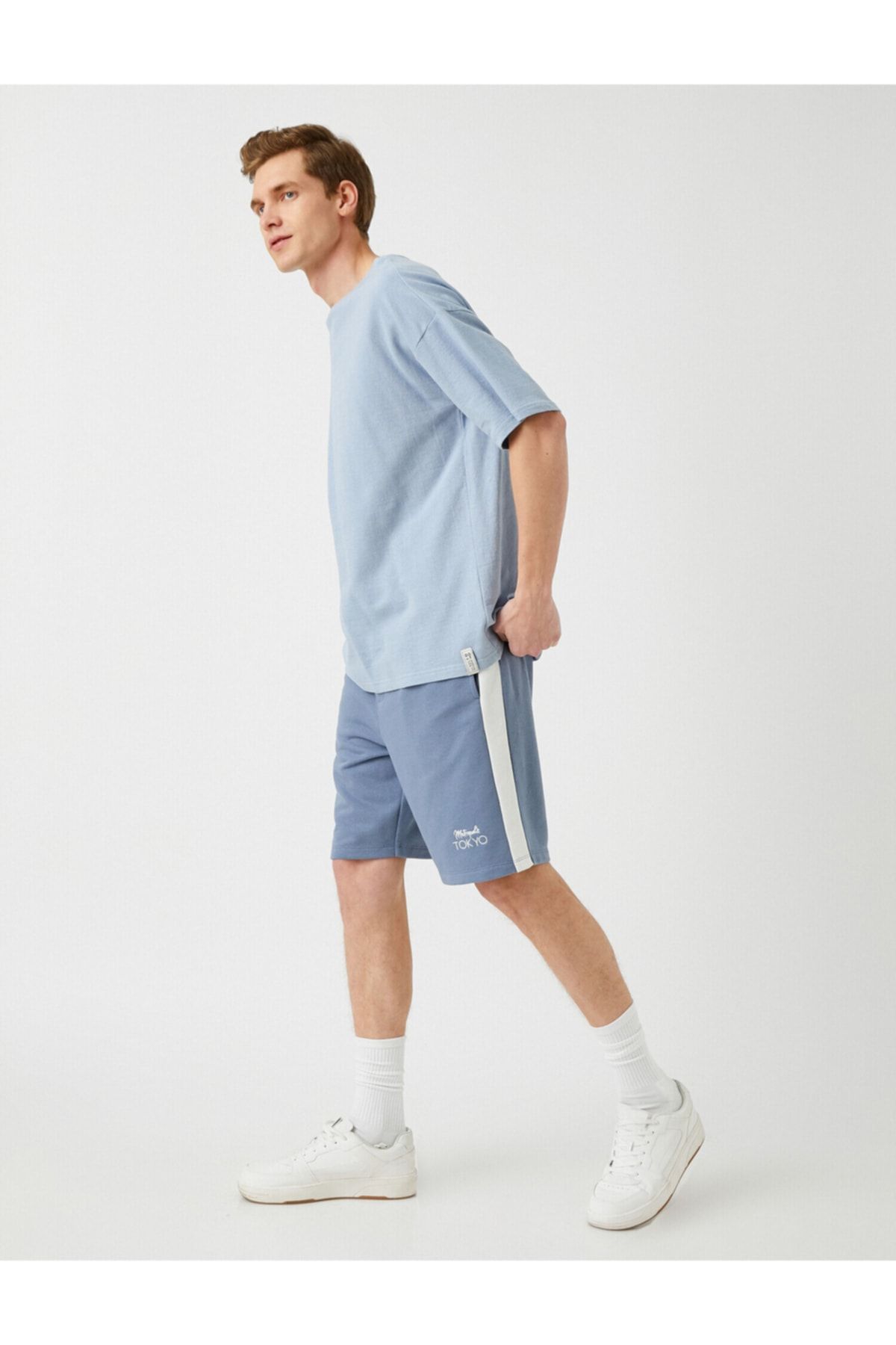 Koton Shorts Blau Mittlerer Bund