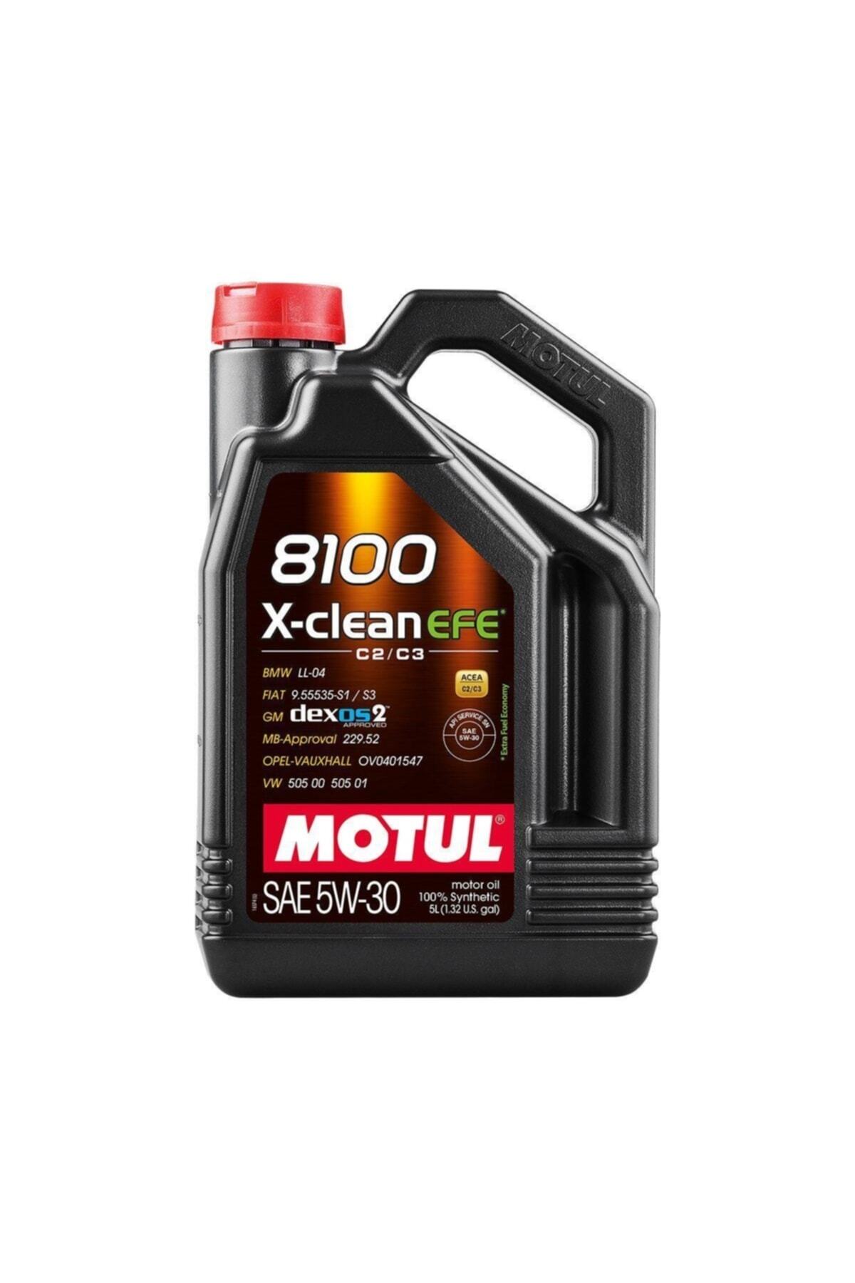 MOTUL 8100 X-clean EFE 5W-30 1Lx12本 Motul 8100 X-clean Efe 5w30 5 lt - Fiyatı, Yorumları