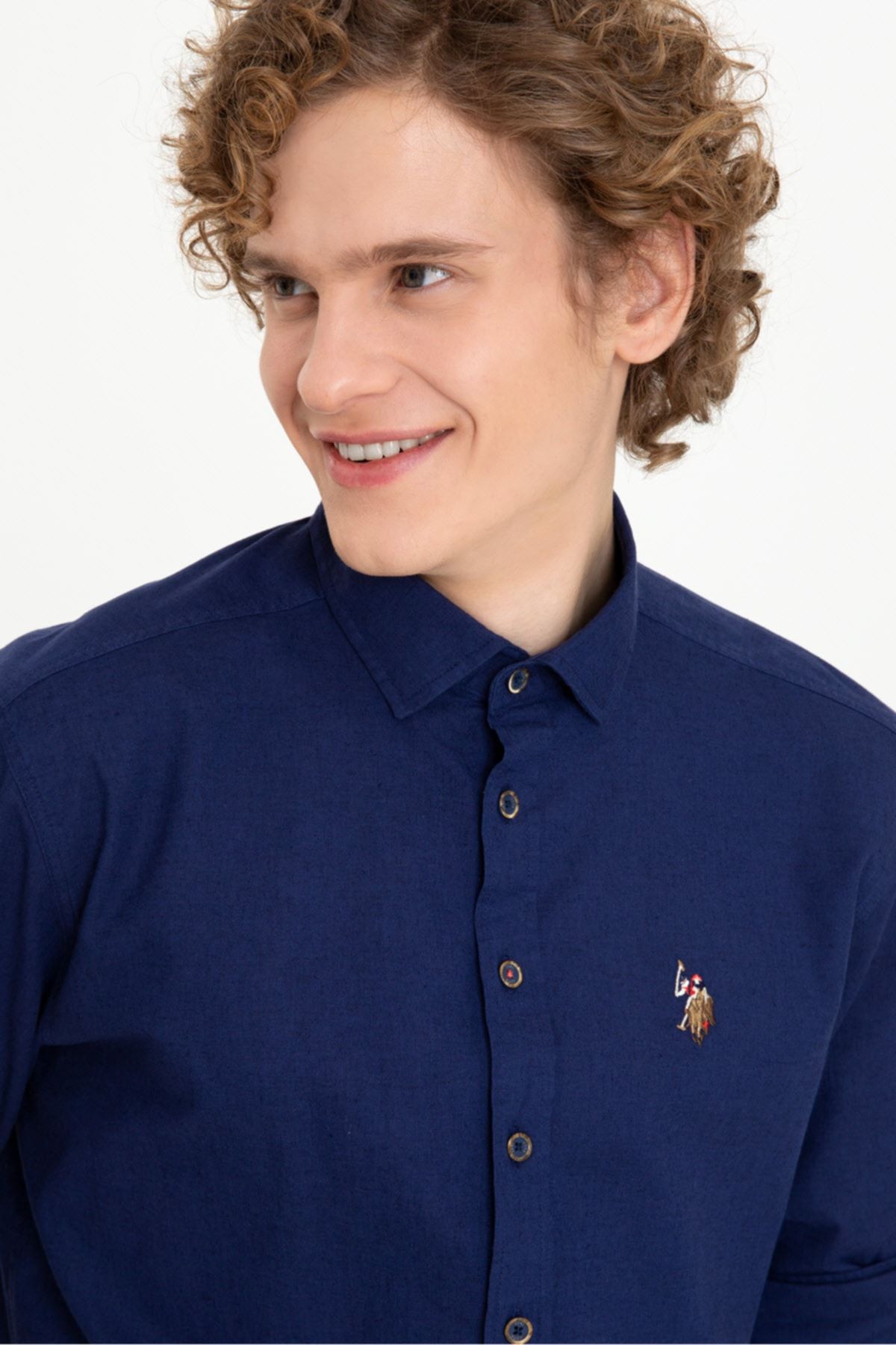 U.S. Polo Assn. Shirt Dark blue Regular fit Trendyol