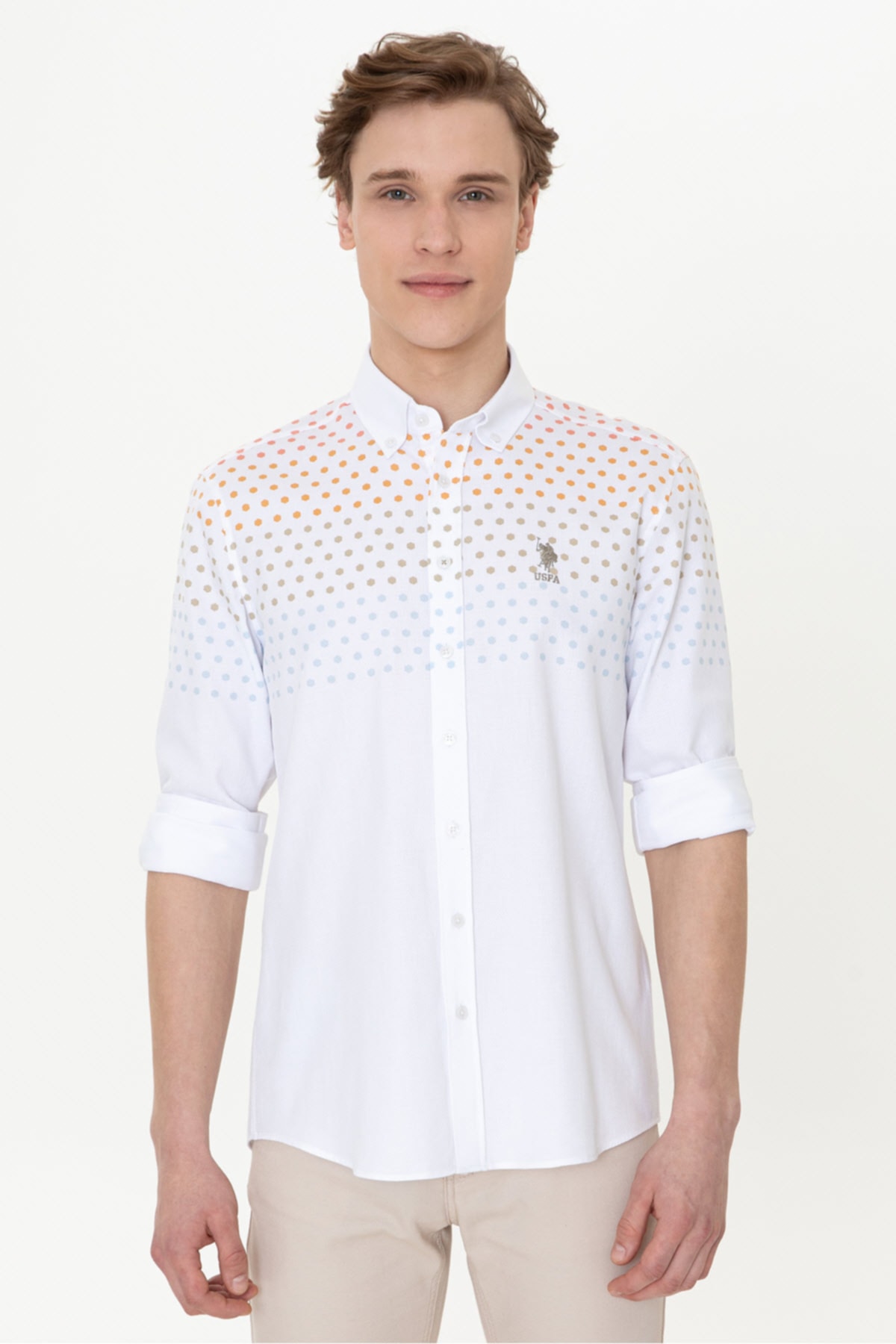 پیراهن یو اس پولو G081SZ004.000.1361980