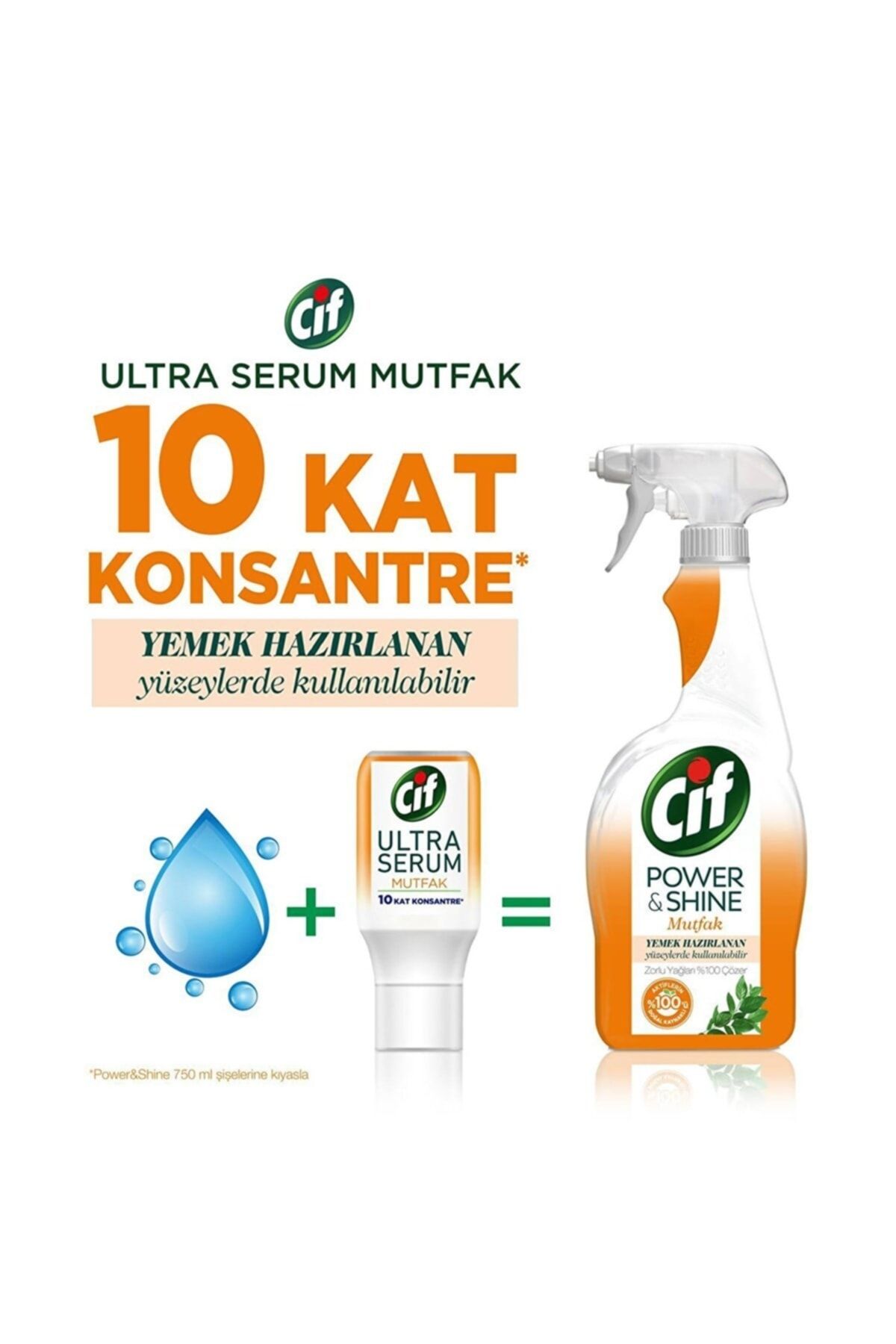 Sprey Power Shine Mutfak 750ml Ultra Serum Mutfak 70ml - 3