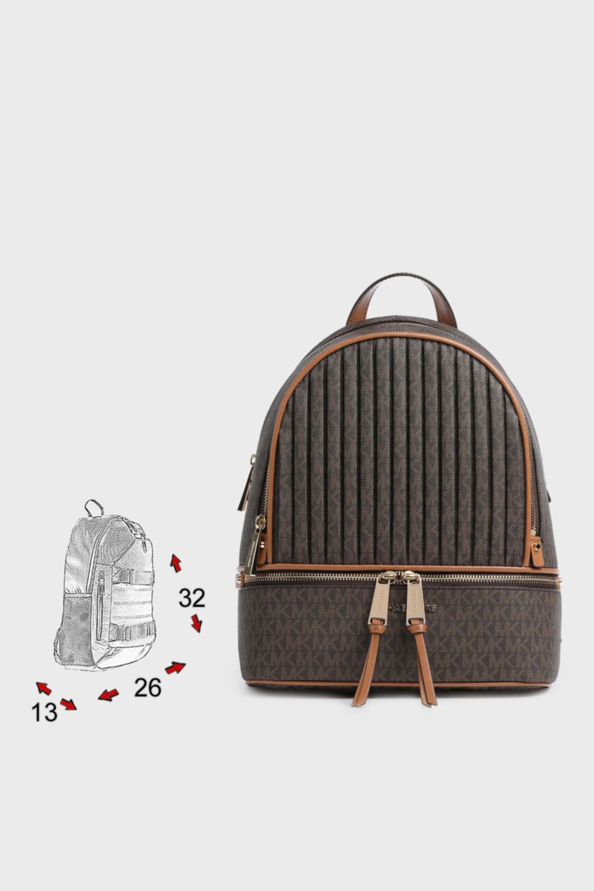 Michael Kors-حقيبة ظهر نسائية من مايكل كورس 30H1GEZB6U252 4