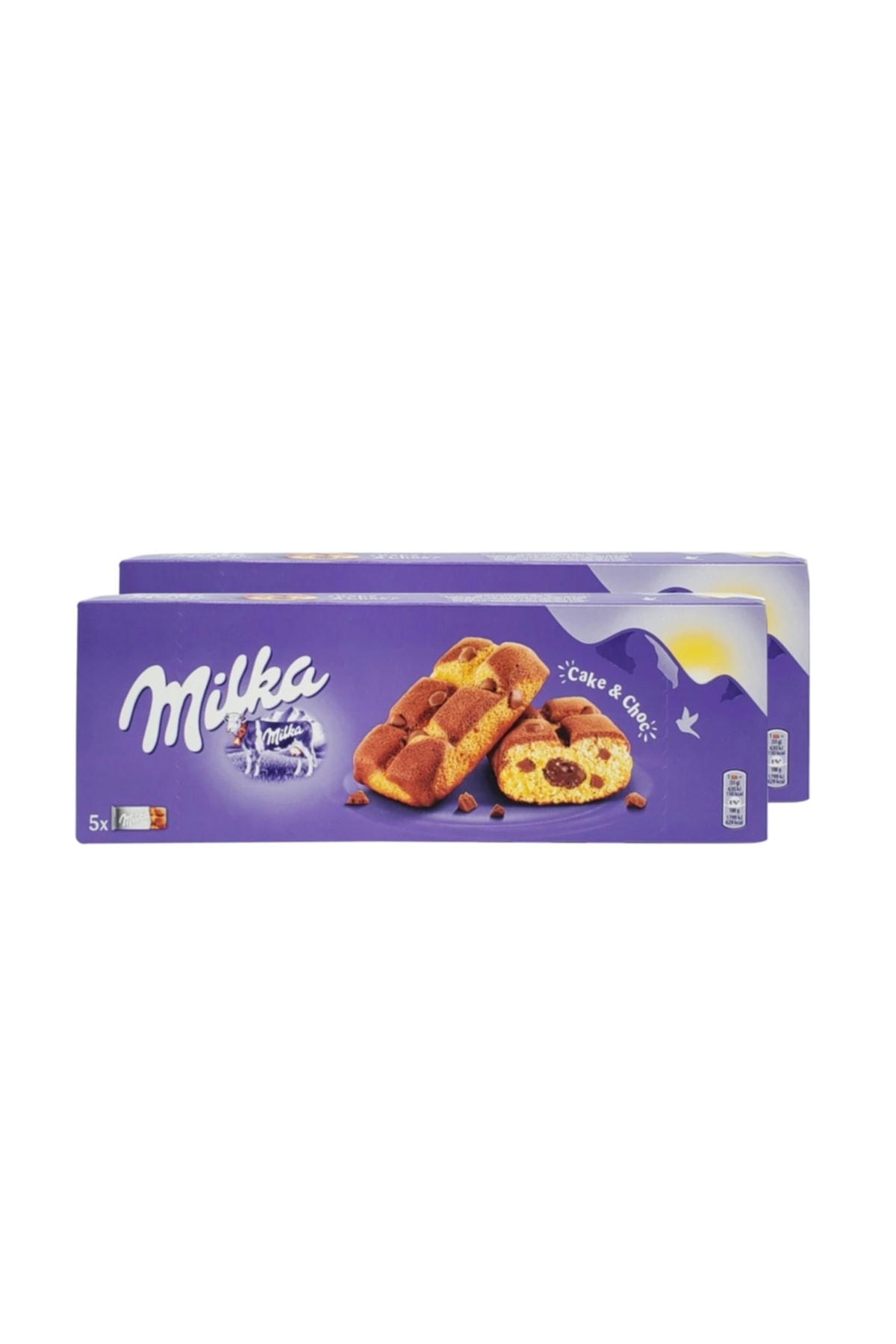 Milka Cake & Choc Bitter Çikolatalı Ve Çikolata Parçacıklı Kek 175 Gram X 2 Adet