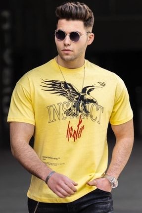 Erkek Sarı T-Shirt 4986