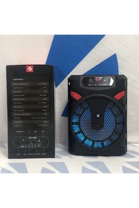 Mikrofonlu Kablosuz Hoparlör Fm/usb/sd Kart Taşınabilir Bluetooth Hoparlör Kts-1090f KTS-1090F