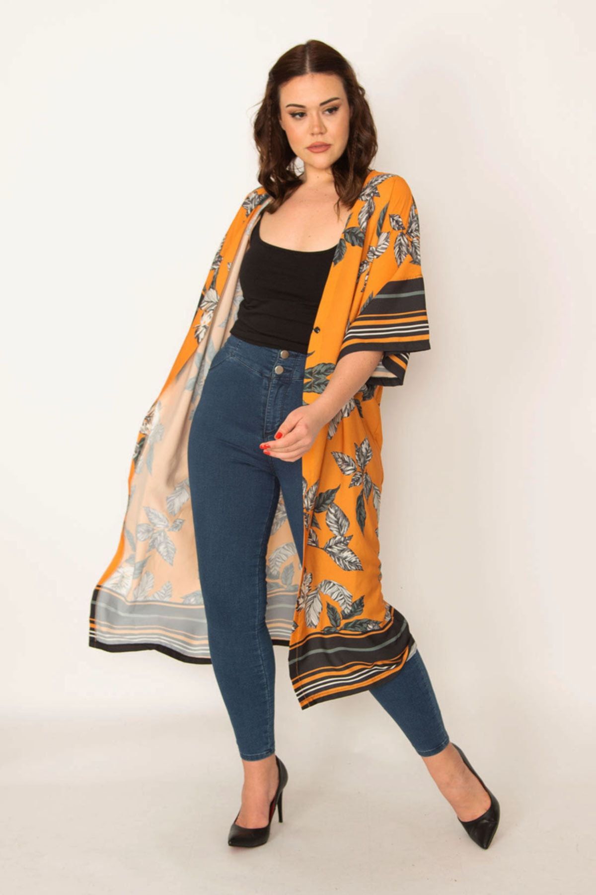 Şans Cap & Abaya - Multi-color - Basic